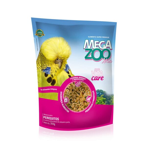 15137363016 Mix20Periquitos20MegaZoo20 20350g Ninovet Distribuidora