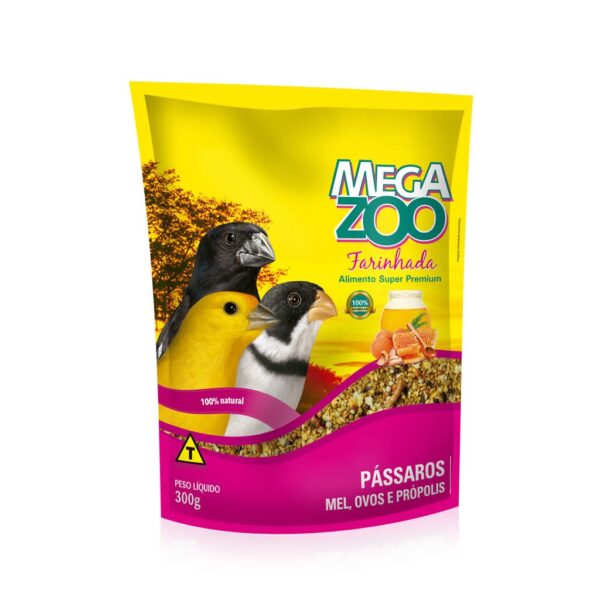 15137363928 Passaros20Mel20Ovos20e20Propolis20MegaZoo20 20300g Ninovet Distribuidora