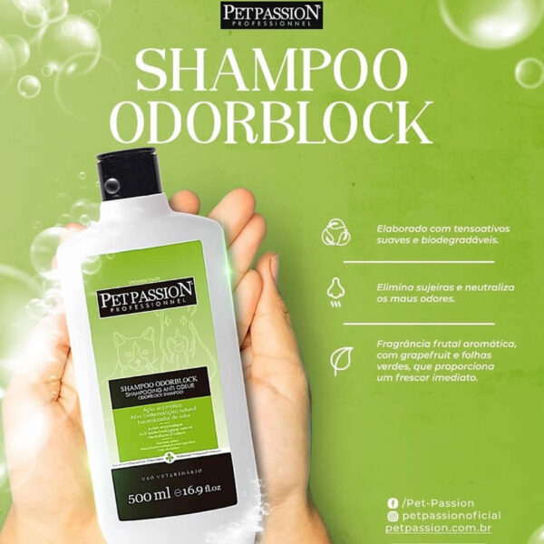 15137589627 Shampoo20Odorblock20Pet20Passion20 20500ml 1 Ninovet Distribuidora