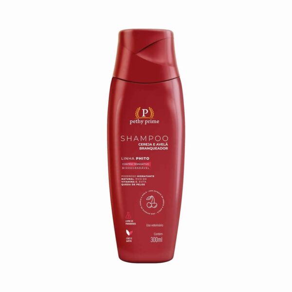 15138032812 Shampoo20Branqueador20Cereja20e20Avela20Pethy20Prime20300ml Ninovet Distribuidora