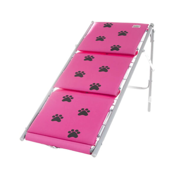 15144564846 escada para pets tubline rosa fechada Ninovet Distribuidora