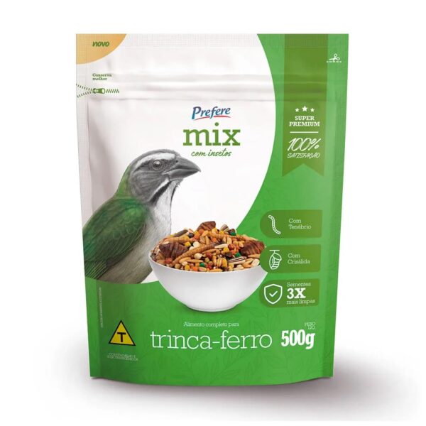 15261288772 Mix20Trinca Ferro20Insetos20500g20 20Prefere Ninovet Distribuidora