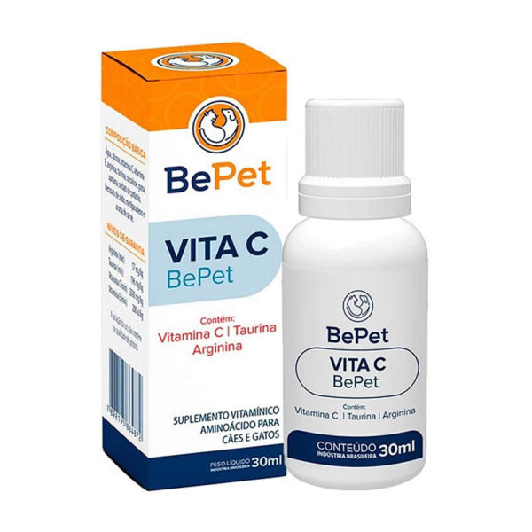 15261464028 Suplemento20Vitaminico20Vita20C20BePet2030ml Ninovet Distribuidora